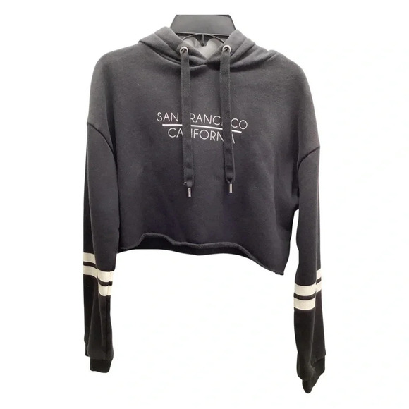 Divided San Francisco Crop Hooded Sweatshirt (Preowned) - Picture 1 of 5